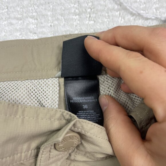 The North Face Men's 36 Khaki Beige Outdoors Lightweight Hiking Nylon Pants - Picture 7 of 14